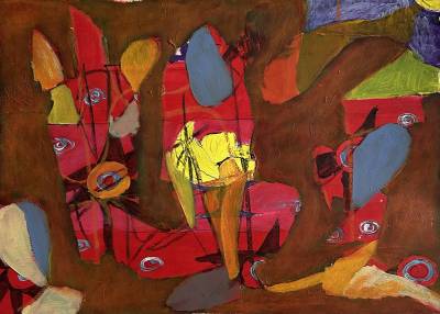 Corps dans le rouge