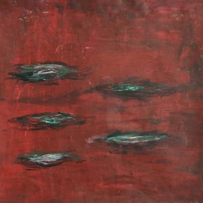 Nymphéas rouges – Vert d’espoir